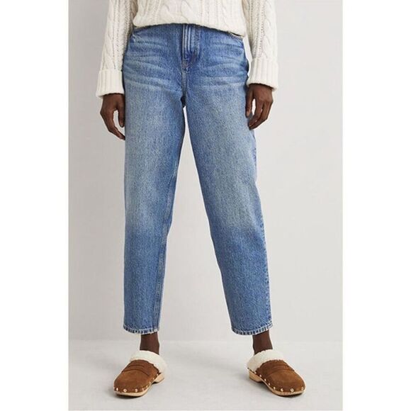 Boden Tapered High-Rise Jean Medium Wash Size 29 - Picture 7 of 11